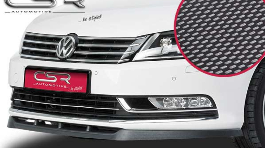 Prelungire Bara Fata Lip Spoiler VW Passat 3C B7 nicht passend pentru R und R-Line ab 11/2010 CSR-CSL039-C Plastic ABS carbon look