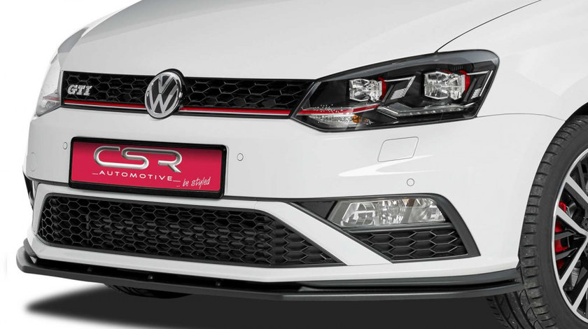Prelungire Bara Fata Lip Spoiler VW Polo V Typ 6C GTI ab 2014 CSR-CSL140 Plastic ABS