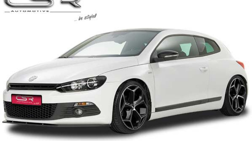 Prelungire Bara Fata Lip Spoiler VW Scirocco III Typ 13 toate modelele in afara de R/R-Line ab 07/2008 CSR-CSL032 Plastic ABS