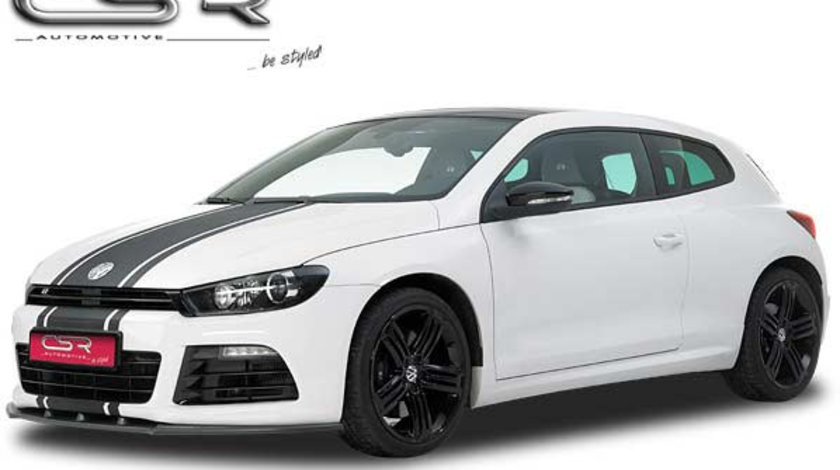 Prelungire Bara Fata Lip Spoiler VW Scirocco III Typ 13 numai R ab 07/2008 CSR-CSL034 Plastic ABS