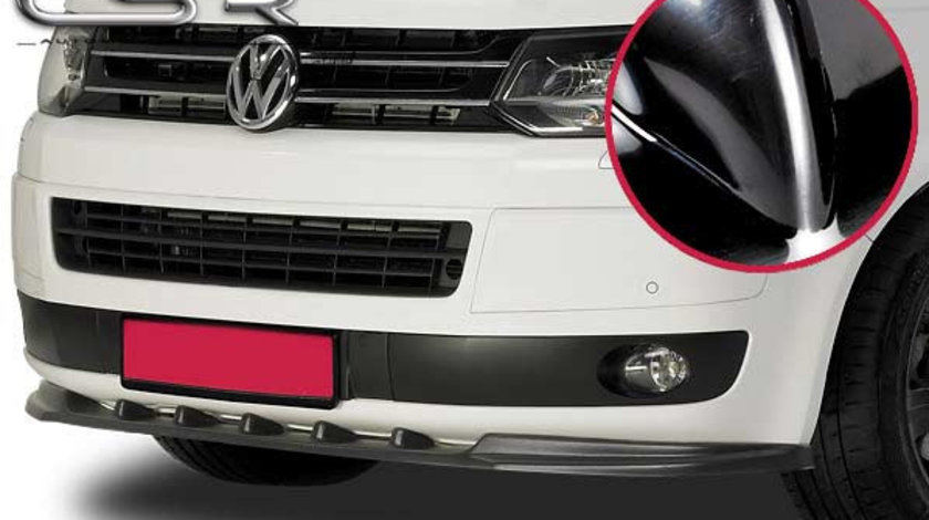 Prelungire Bara Fata Lip Spoiler VW T5 Multivan ab 2009 CSR-CSL006-G Plastic ABS negru lucios