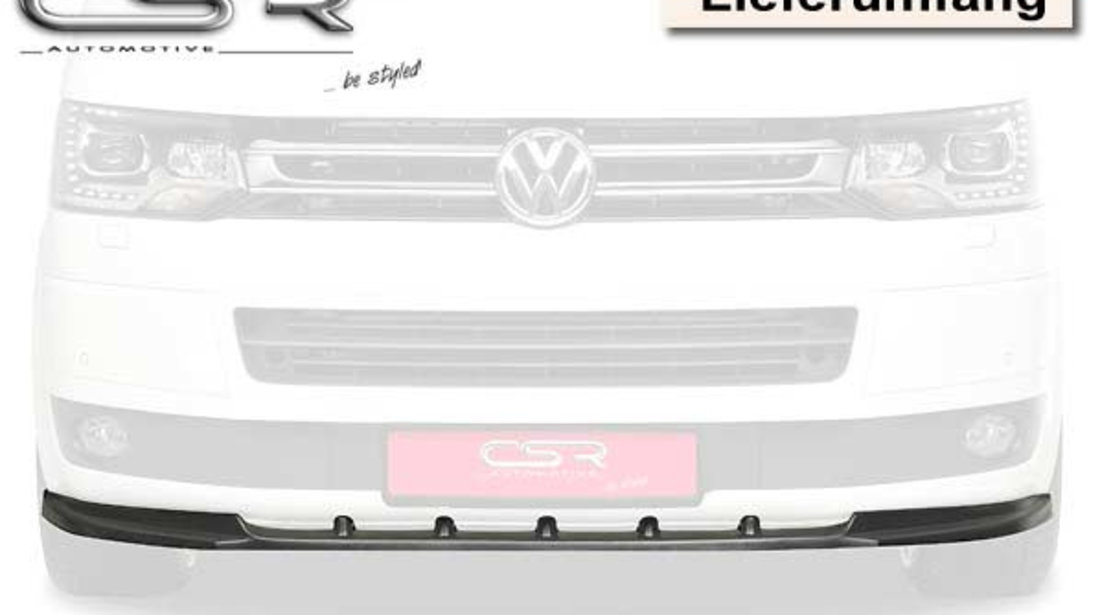 Prelungire Bara Fata Lip Spoiler VW T5 Multivan ab 2009 CSR-CSL006-C Plastic ABS carbon look