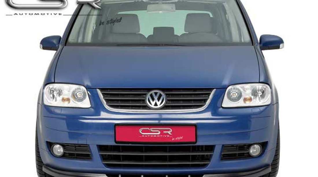 Prelungire Bara Fata Lip Spoiler VW Touran Typ 1T 2003-2006 CSR-CSL005-C Plastic ABS carbon look