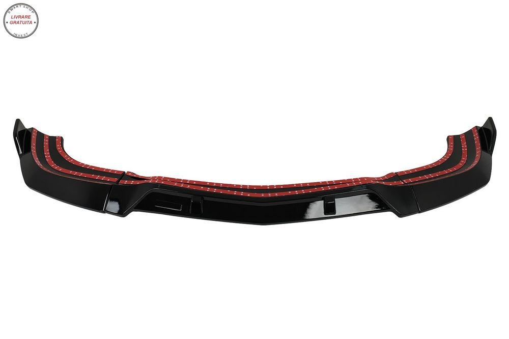 Prelungire Bara Fata Mercedes C-Class W204 S204 C204 Facelift (2011-2015) Negru Lu- livrare gratuita