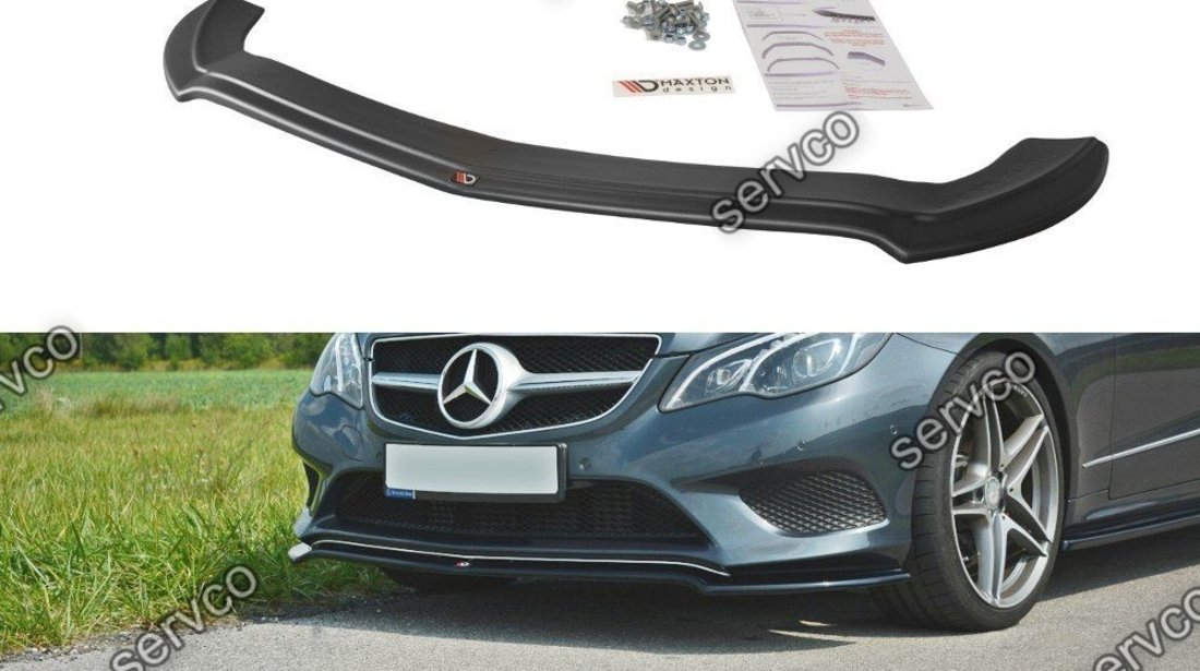 Prelungire bara fata Mercedes E Class W212 Facelift 2012-2017 v1 - Maxton Design