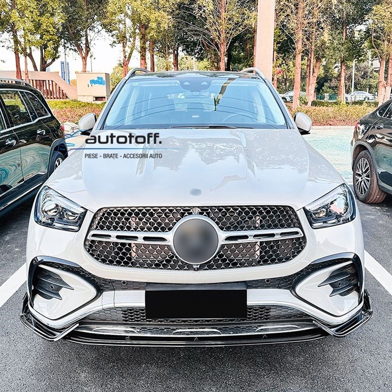 Prelungire bara fata Mercedes GLE W167 Coupe C167 (2023+) Negru lucios