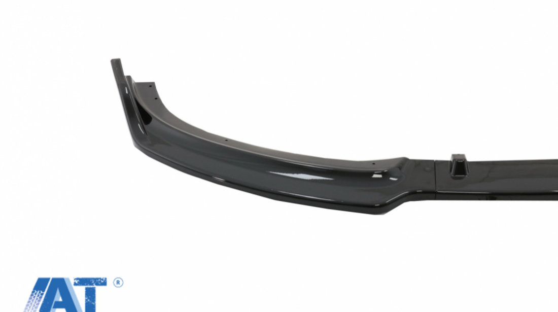 Prelungire Bara Fata Negru Lucios compatibil cu BMW Seria 3 F30 F31 (2011-2019) Pentru Bara Fata Standard