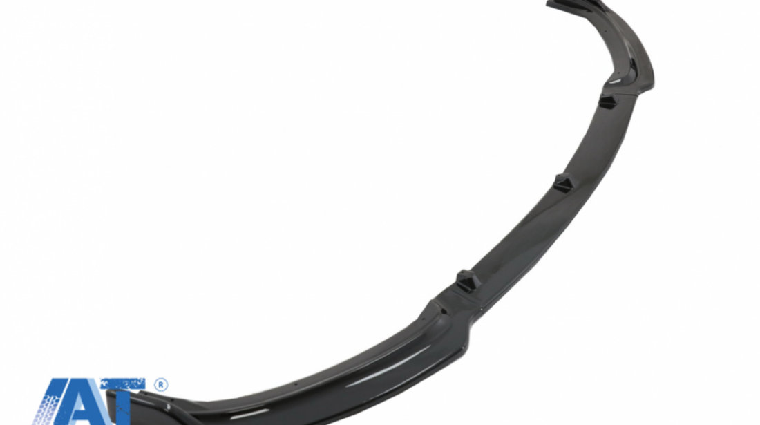 Prelungire Bara Fata Negru Lucios compatibil cu BMW Seria 3 F30 F31 (2011-2019) Pentru Bara Fata Standard