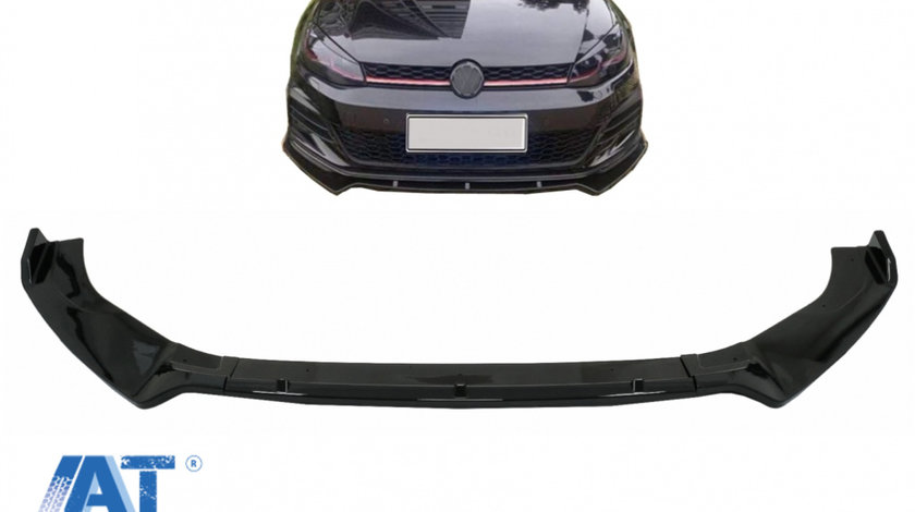 Prelungire Bara Fata Negru Lucios compatibil cu VW Golf 7 GTI 7.5 GTI & R (2013-2020)
