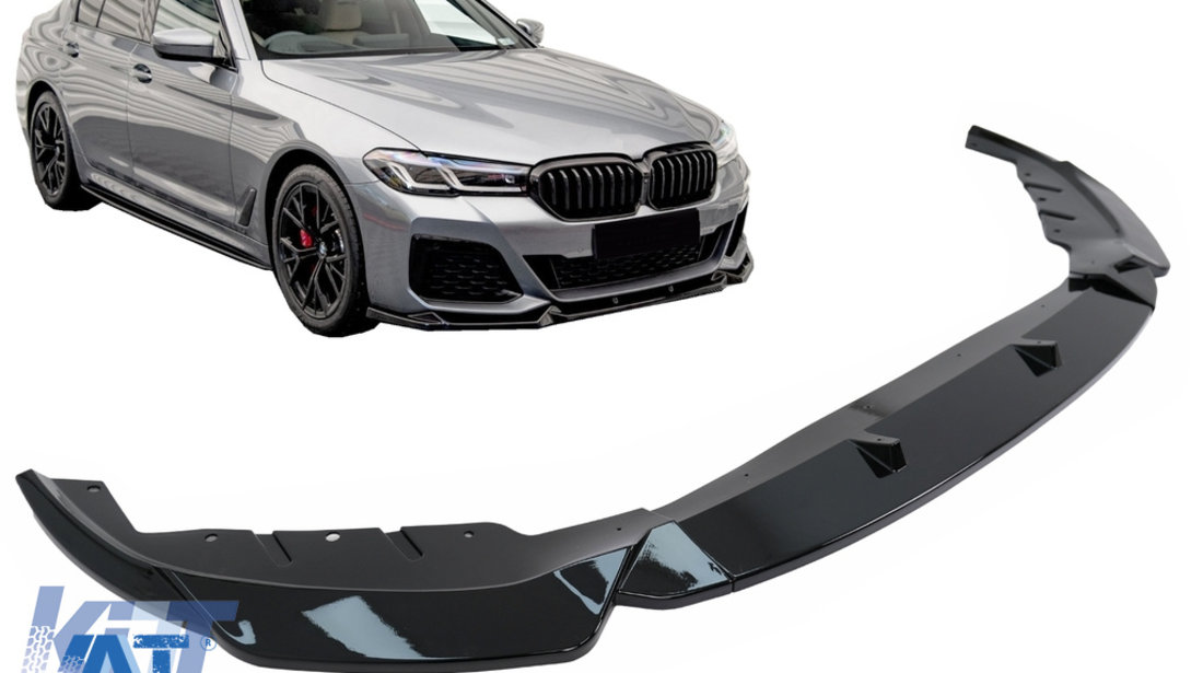 Prelungire Bara Fata Negru Lucios compatibil cu BMW Seria 5 G30 G31 LCI (07.2020-up) M Sport Design