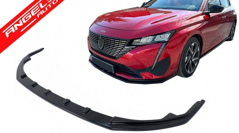 Prelungire Bara Fata Peugeot 308 Mk3 (2021+) Negru Lucios