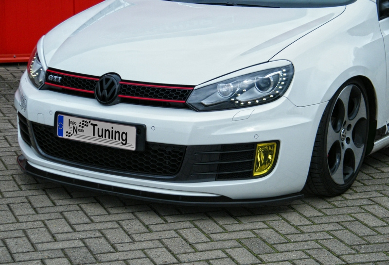 Prelungire bara fata plastic ABS , compatibile doar cu Modell GTI + GTD pentru VW Golf 6, Typ.1K 2008-2013 pentru toate variantele se potriveste . nu se potriveste pe Golf Plus cod produs INE-280031B-ABS