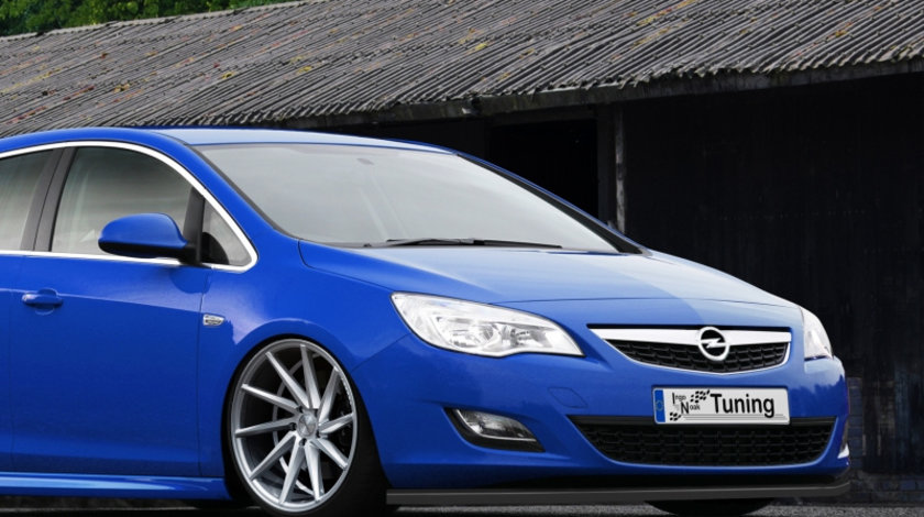 Prelungire bara fata plastic ABS pentru Opel Astra J 5 usi + Sportstourer incepand cu anul 11/2008- pentru toate variantele se potriveste cod produs INE-560031C-ABS