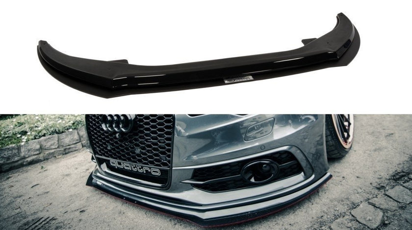 Prelungire Bara Fata Racing LIP Splitter AUDI A6 C7 S-LINE (2 splitters = 1 set) AU-A6-C7-S line-FD2G+CNCA