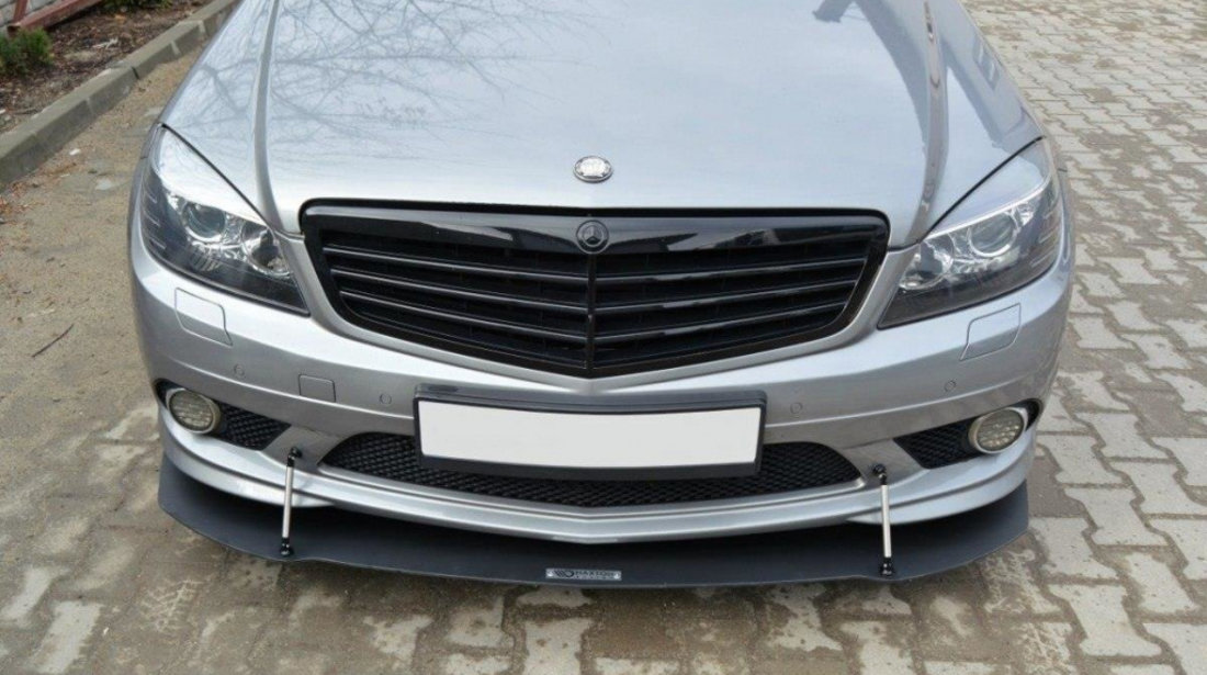 Prelungire Bara Fata Racing LIP Splitter Mercedes C W204 AMG-Line (PREFACE) ME-C-204-AMGLINE-CNC-FD1A