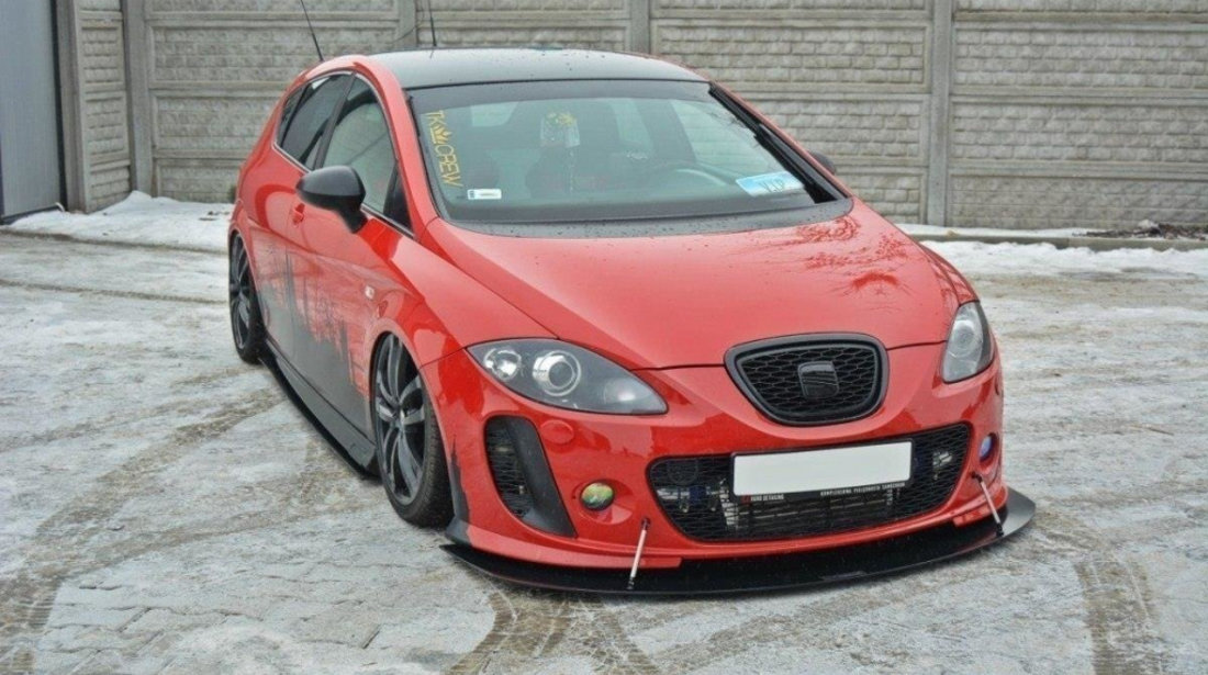 Prelungire Bara Fata Racing LIP Splitter V.1 SEAT LEON MK2 MS DESIGN SE-LE-2-MS-CNC-FD1A