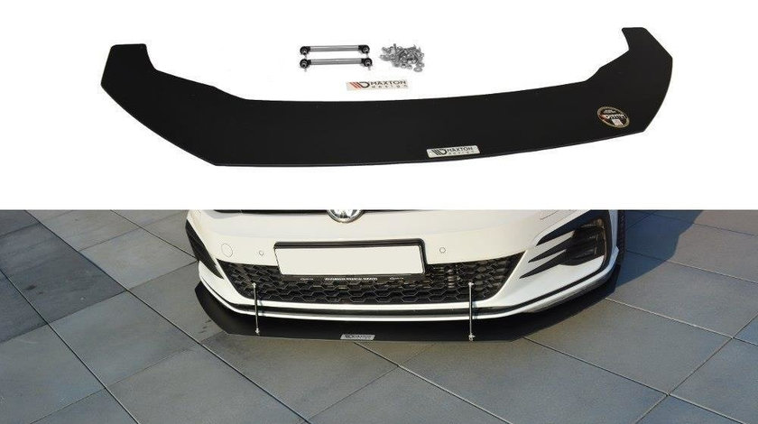 Prelungire Bara Fata Racing LIP Splitter V.1 VW GOLF VII GTI FACELIFT VW-GO-7F-GTI-CNC-FD1A