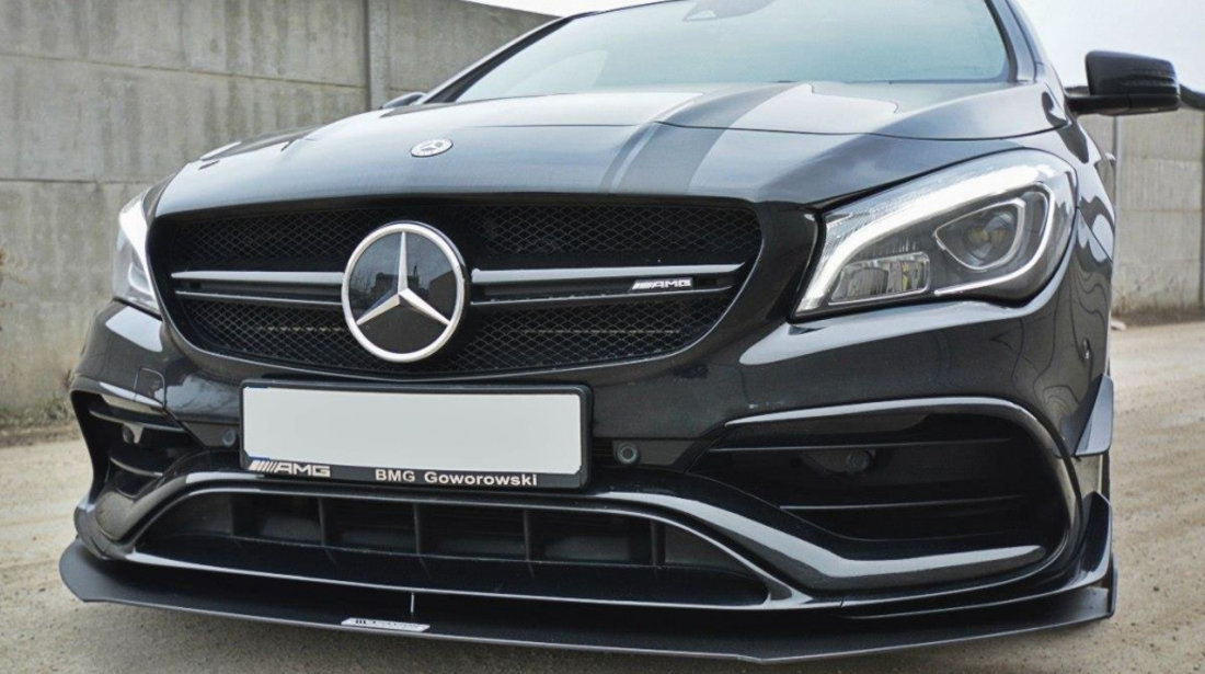 Prelungire Bara Fata Racing LIP Splitter V.1 Mercedes CLA A45 AMG C117 Facelift ME-CLA-117F-AMG-CNC-FD1A