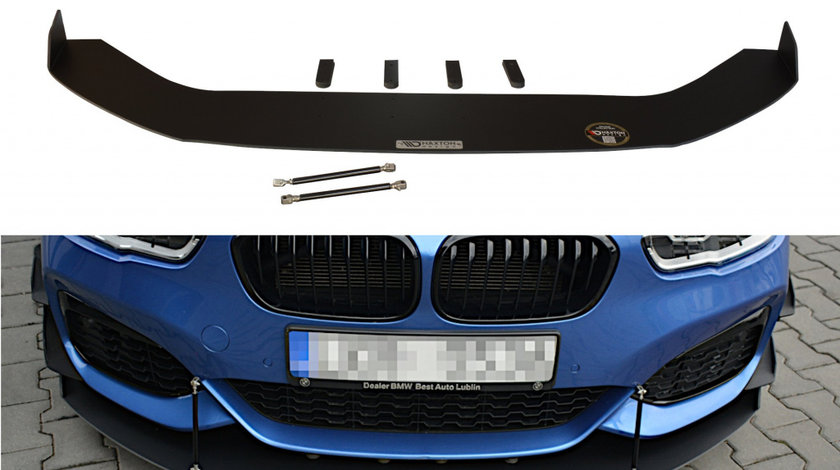 Prelungire Bara Fata Racing LIP Splitter V.2 BMW 1 F20/F21 M-Power FACELIFT BM-1-F20F-M-CNC-FD2A