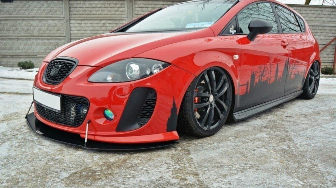 Prelungire Bara Fata Racing LIP Splitter V.2 SEAT LEON MK2 MS DESIGN SE-LE-2-MS-CNC-FD2A