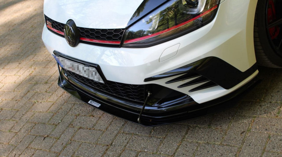 Prelungire Bara Fata Racing LIP Splitter VW GOLF VII GTI CLUBSPORT VW-GO-7-GTI-CS-CNC-FD1A