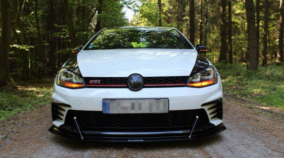 Prelungire Bara Fata Racing LIP Splitter VW GOLF VII GTI CLUBSPORT VW-GO-7-GTI-CS-CNC-FD1A