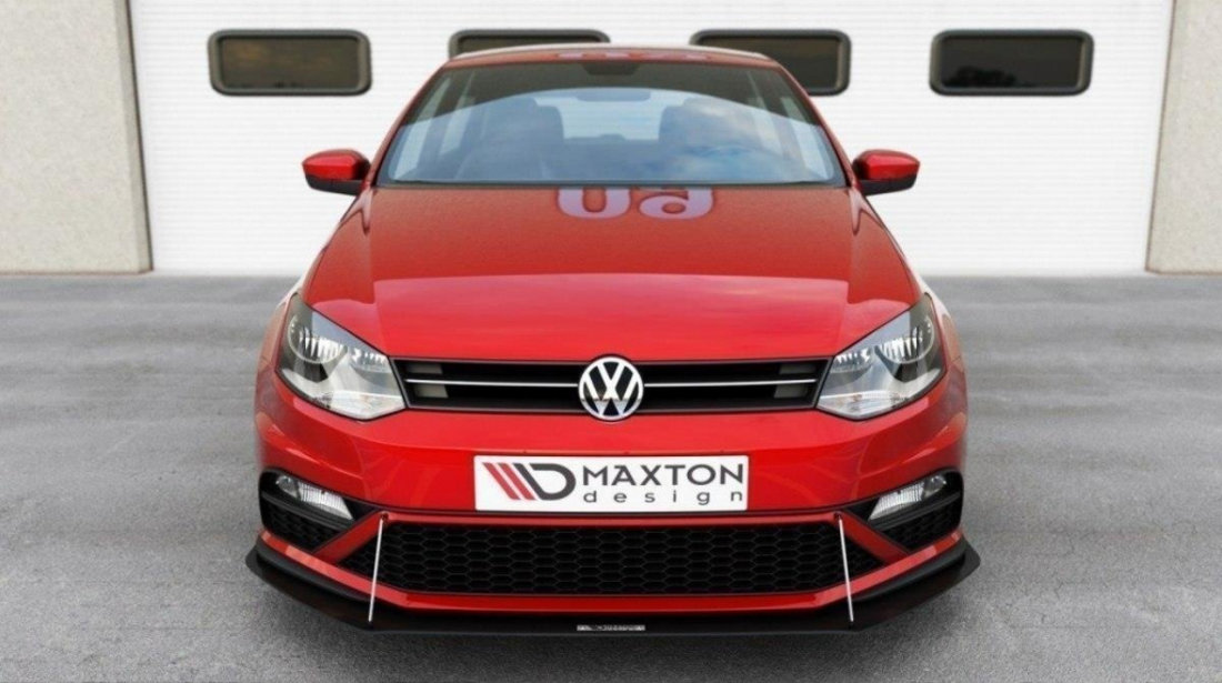 Prelungire Bara Fata Racing LIP Splitter VW POLO MK5 GTI FACELIFT VW-PO-5F-GTI-CNC-FD1A