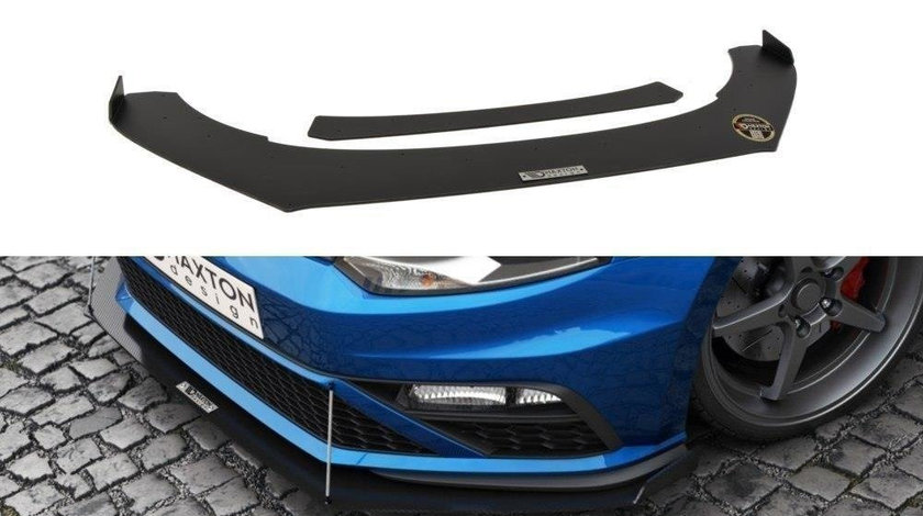 Prelungire Bara Fata Racing LIP Splitter VW POLO MK5 GTI FACELIFT ( cu wings) VW-PO-5F-GTI-CNC-FD2A