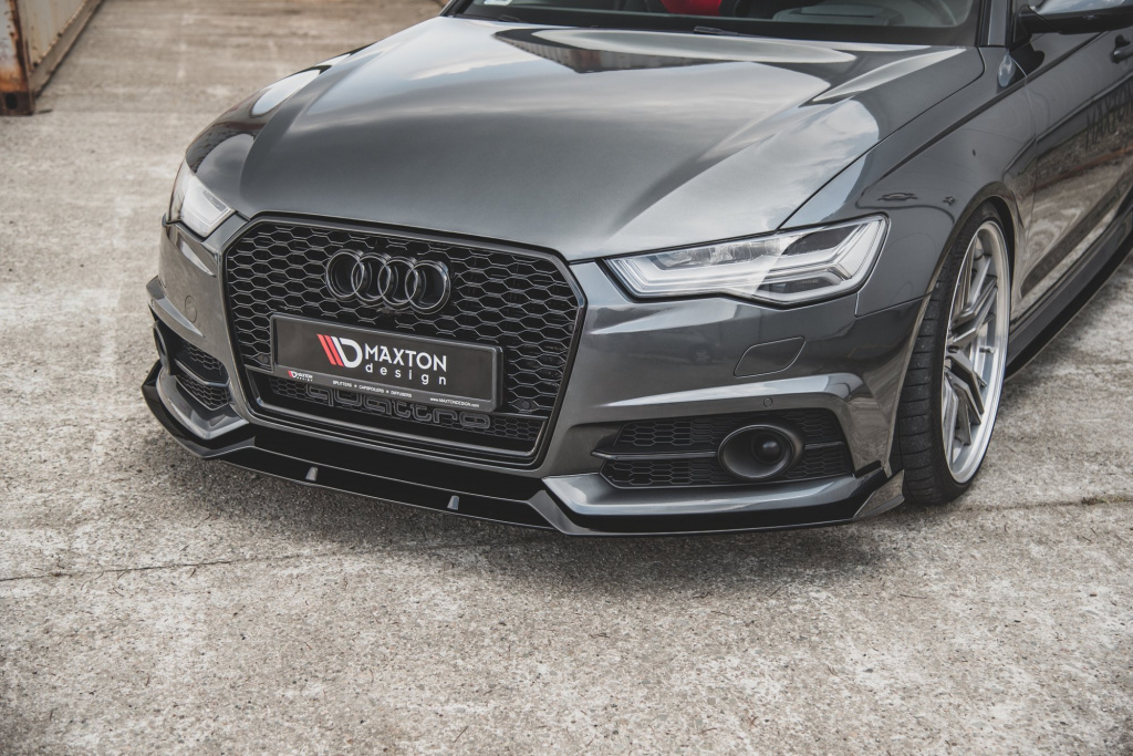 Prelungire Bara Fata Splitere Lip Audi S6 / A6 S-Line C7 FL AU-S6-C7F-FFD1FP