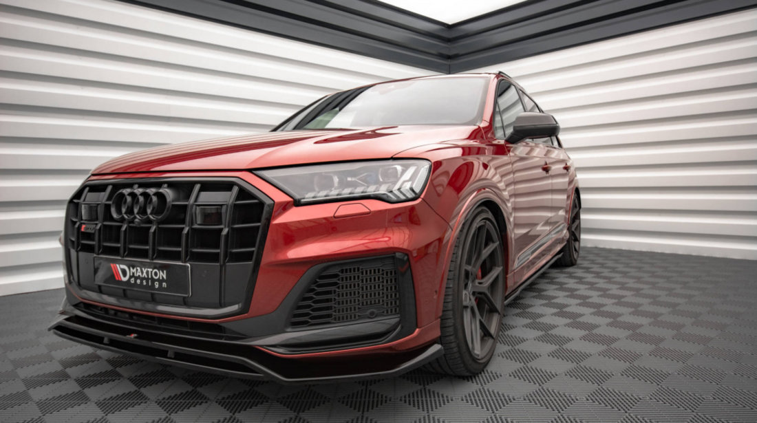 Prelungire Bara Fata Splitere Lip Audi SQ7 /Q7 S-Line Mk2 (4M) Facelift AU-SQ7-2F-FD1T+FD1RT