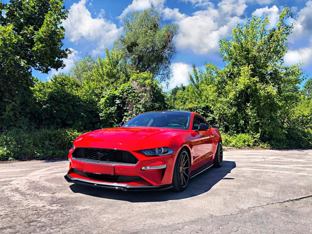 Prelungire Bara Fata Splitere Lip Ford Mustang Mk. 6 Facelift FO-MU-6F-FD1G