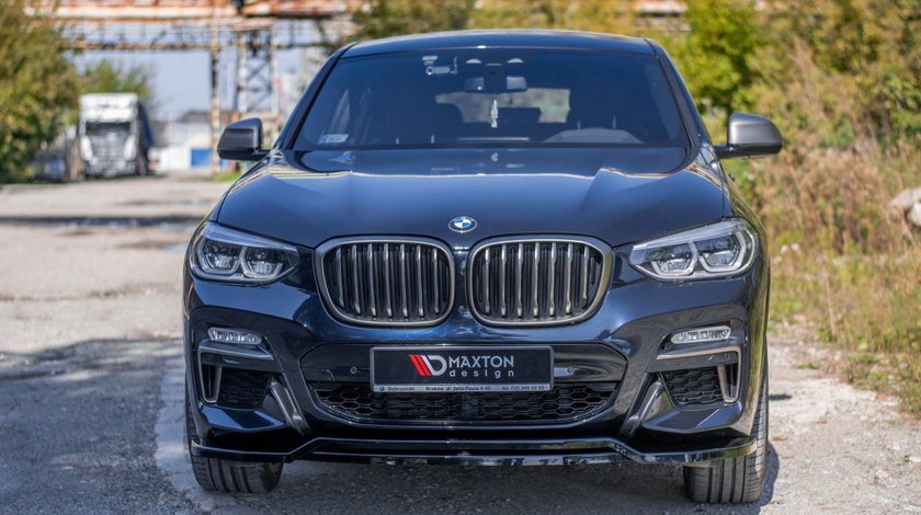 Prelungire Bara Fata Splitere Lip pentru BMW X4 M-Pack G02 BM-X4-02-MPACK-FD1T+FD1RT