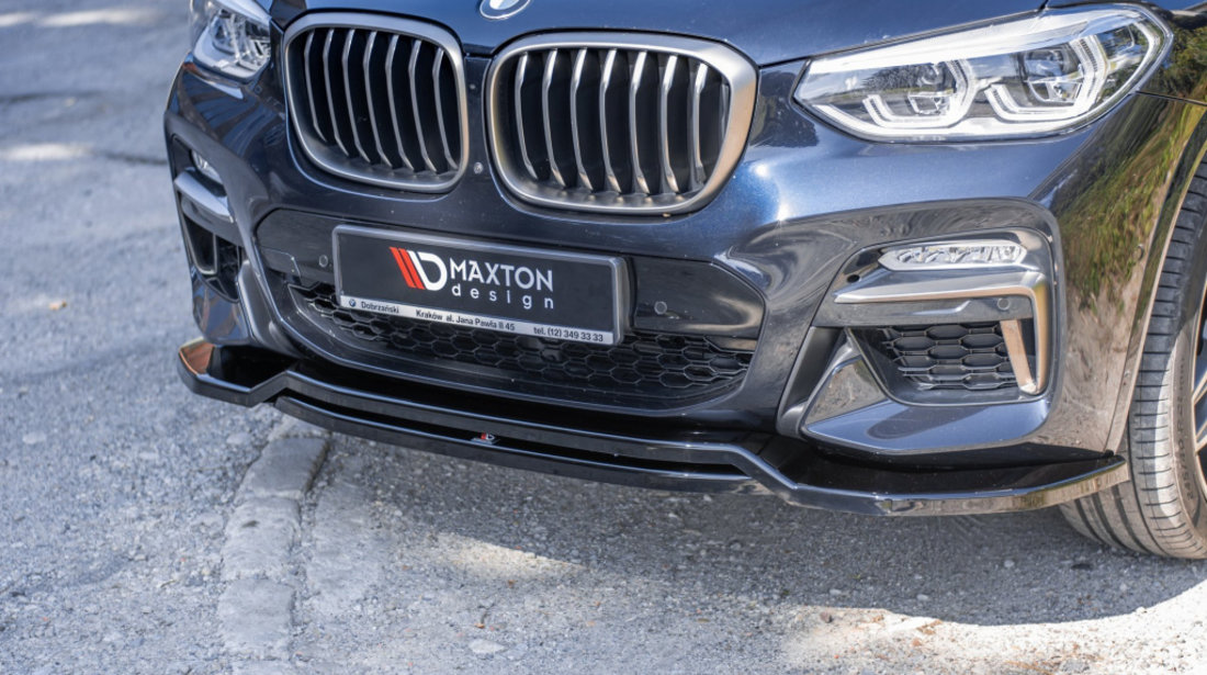 Prelungire Bara Fata Splitere Lip pentru BMW X4 M-Pack G02 BM-X4-02-MPACK-FD1T+FD1RT