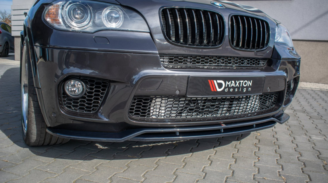 Prelungire Bara Fata Splitere Lip pentru BMW X50 E70 Facelift M-pack BM-X5-70F-MPACK-FD1+FD1RG