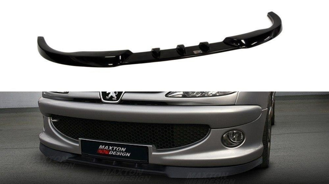 Prelungire Bara Fata Splitere Lip PEUGEOT 206 (for: CC, RC, GTI, S16, XSI, XS, SPORT) PE-206-CC-FD1T