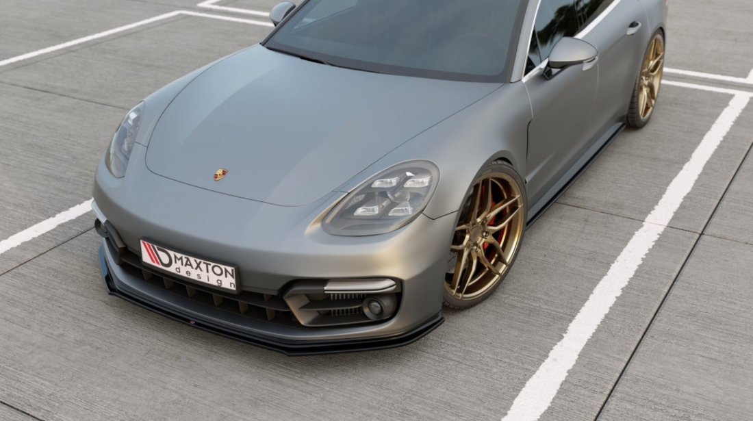 Prelungire Bara Fata Splitere Lip Porsche Panamera Turbo / GTS 971 PO-PA-971-T-FD1G