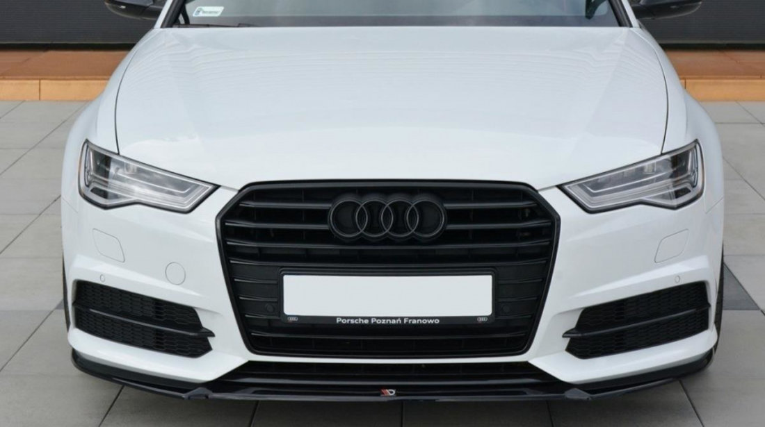 Prelungire Bara Fata Splitere Lip V.1 Audi A6 C7 S-line/ S6 C7 Facelift AU-A6-C7F-S line-FD1C