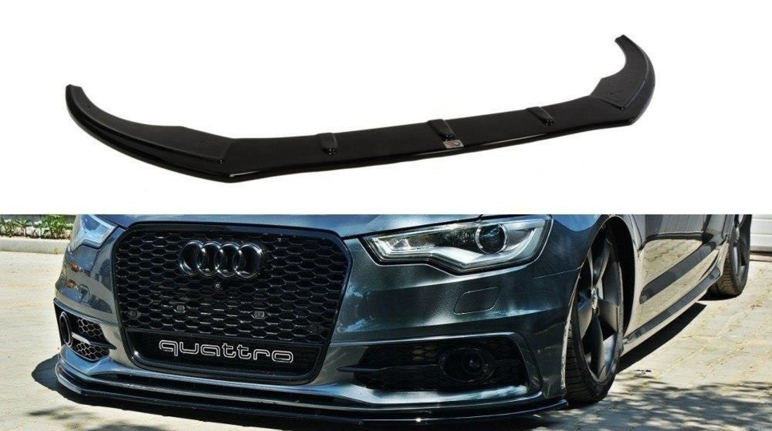 Prelungire Bara Fata Splitere Lip V.1 Audi S6 / A6 S-Line C7 AU-A6-C7-S line-FD1G