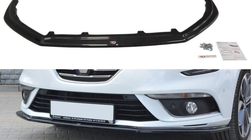 Prelungire Bara Fata Splitere Lip V.1 Renault Megane Mk4 Hatchback RE-ME-4-FD1T