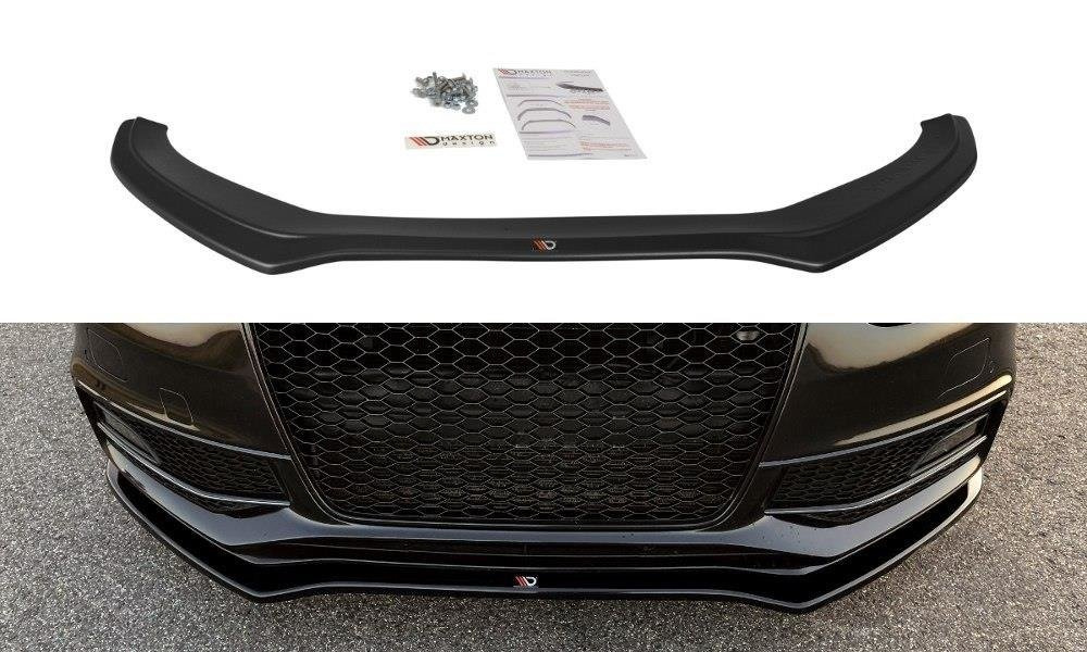 Prelungire Bara Fata Splitere Lip V.2 Audi S4 / A4 S-Line B8 FL AU-S4-B8F-FD2T