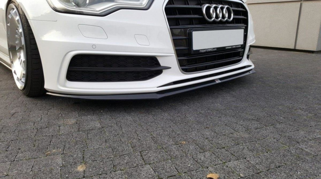 Prelungire Bara Fata Splitere Lip V.2 Audi S6 / A6 S-Line C7 AU-A6-C7-S line-FD2G