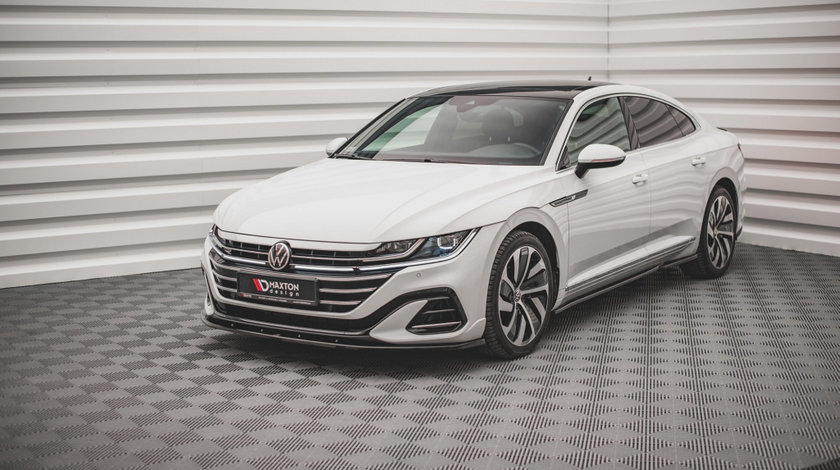 Prelungire Bara Fata Splitere Lip V.2 Volkswagen Arteon R-Line Facelift VW-AR-1F-R line-FD2T