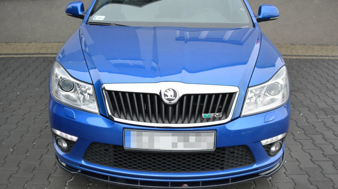 Prelungire Bara Fata Splitere Lip V1 SKODA OCTAVIA MK2 (RS VERSION) FACELIFT SK-OC-2F-RS-FD1T