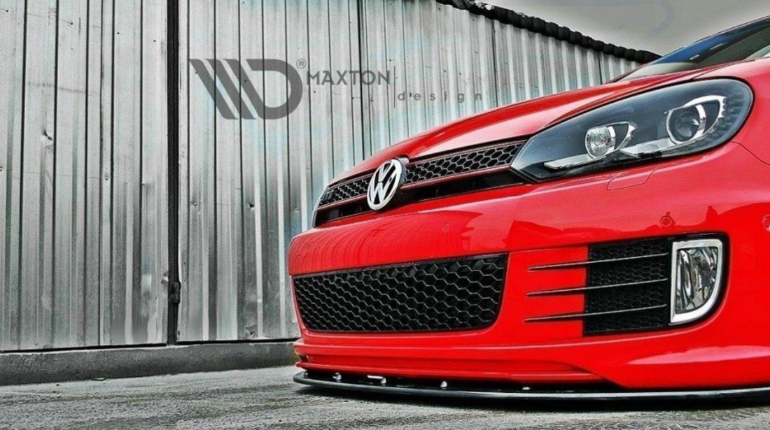 Prelungire Bara Fata Splitere Lip VER.2 VW GOLF VI ( pentru GOLF GTI 35TH) VW-GO-6-GTI-35TH-FD2C