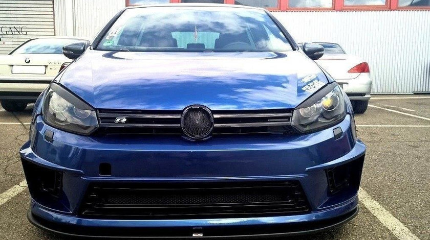 Prelungire Bara Fata Splitere Lip VW GOLF VI ( pentru R400 Bara ) VW-GO-6-R400-FD1G