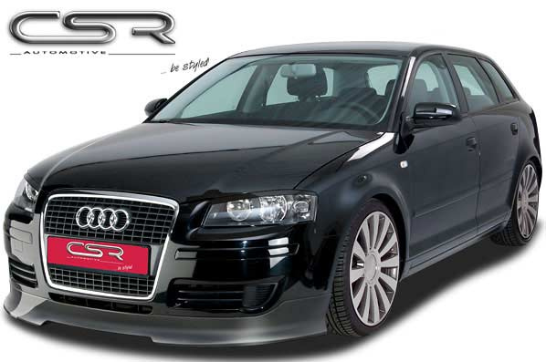 Prelungire Bara Fata Spoiler Audi A3 8P Hatchback 3 usi 2005-2008 CSR-FA014