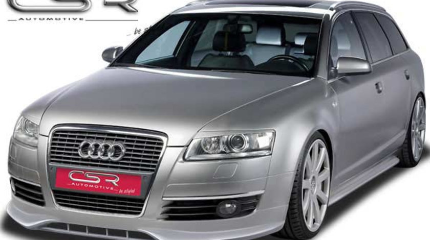 Prelungire Bara Fata Spoiler Audi A6 C6 Typ 4F limo Avant, nu si S-Line, nu si S6 2004-2008 CSR-FA068