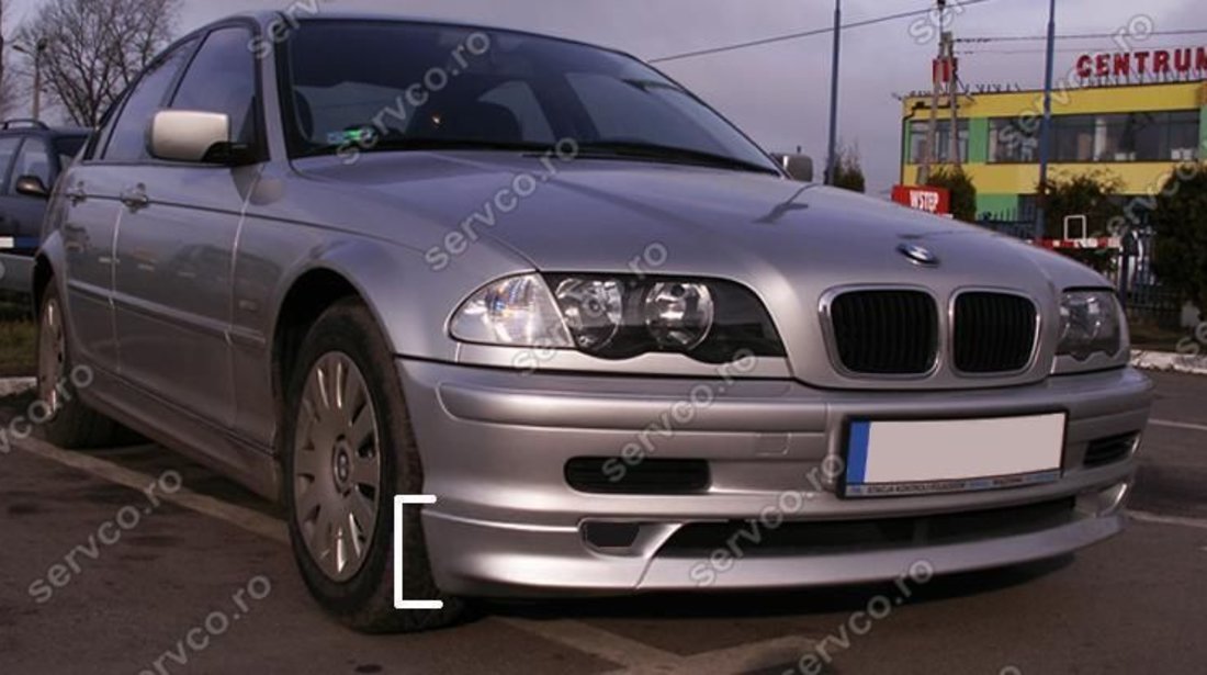 Prelungire bara fata spoiler fusta BMW E46 1998 2002 sedan combi Alpina ver1