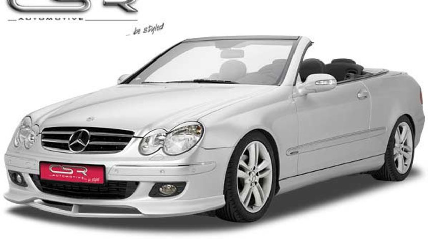Prelungire Bara Fata Spoiler Mercedes Benz CLK W209,C209,A209 Coupe, cabrio 2005-2010 CSR-FA210