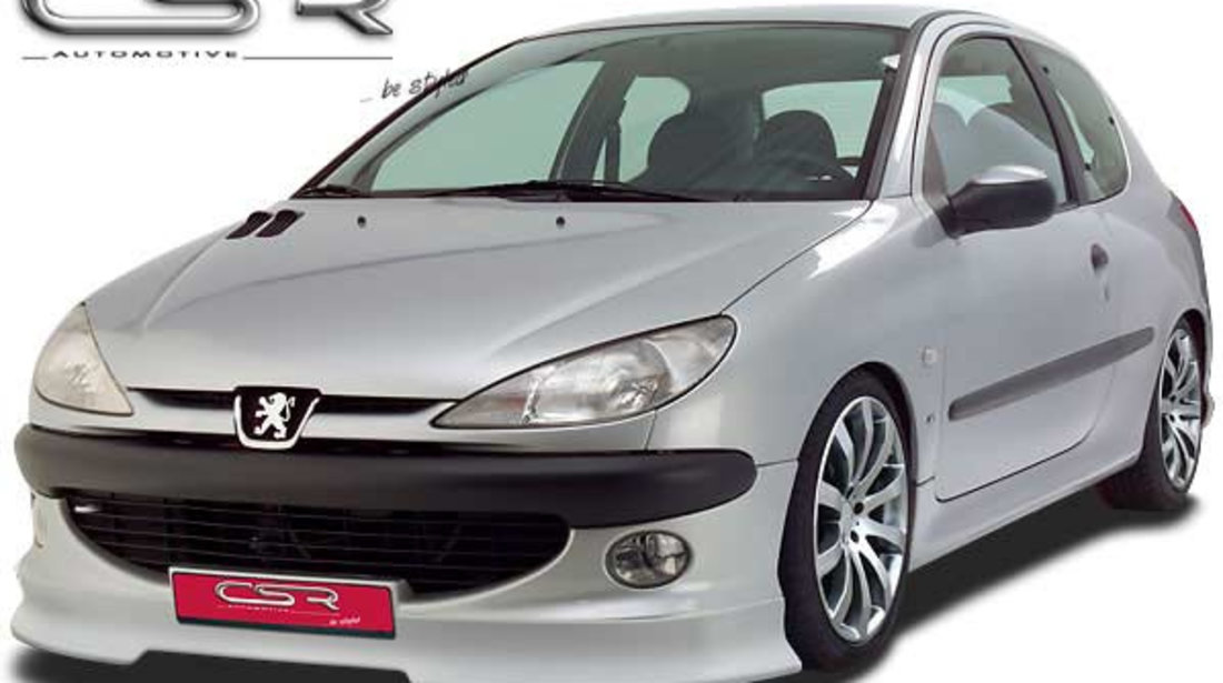 Prelungire Bara Fata Spoiler Peugeot 206 Hatchback cabrio Kombi 2003-2009 CSR-FA109